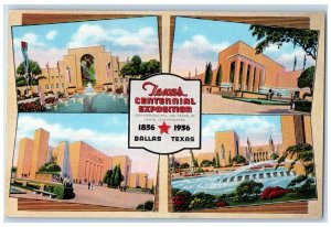 Dallas Texas TX Postcard Centennial Exposition Multiview c1930s Unposted Vintage