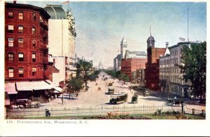 Washington D C Trolleys On Pennsylvania Avenue