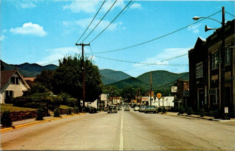 North Carolina, Black Mountain - Main Street Looking North - [NC-169]