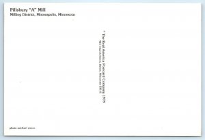 MINNEAPOLIS, Minnesota MN ~ PILLSBURY A MILL 1979 ~ 4.5 x 6.5  Postcard