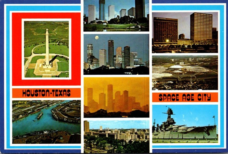 Texas Houston The Space Age City Multi View