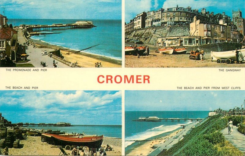 UK England Cromer promenade pier 1971