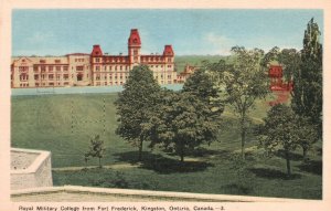 Vintage Postcard 1920's Royal Military College Fort Frederick Kingston Ontario