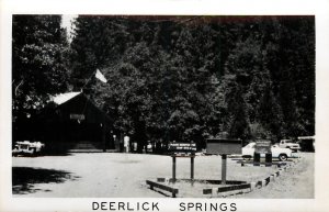 RPPC Postcard Deerlick springs Campground Entrance Trinity County