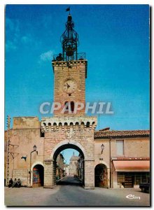 Modern Postcard Le Thor (Vaucluse) The door and the Belfry