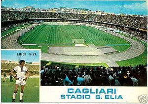 01200  - CARTOLINA d'Epoca - Stadio di CALCIO - CAGLIARI