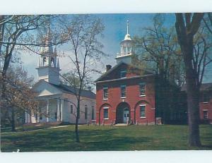 Pre-1980 CHURCH SCENE Wiscasset Maine ME AD1563