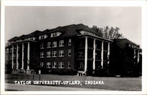 RPPC Taylor University, Upland IN Vintage Postcard V70