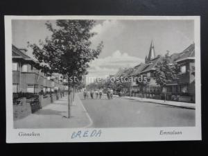 Netherlands GINNEKEN Breda KON EMMALAAN - Old RP Postcard