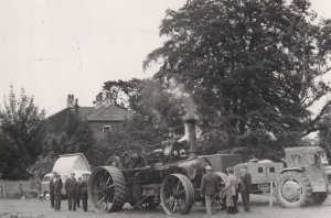 Farmer Jim Dales at Hawby Hall Louth Lincolnshire RPC Postcard