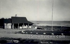 Real Photo, Colonial Gables in Belfast, Maine