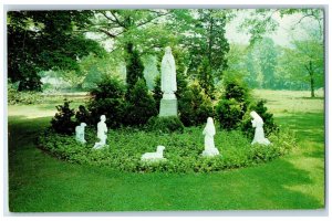 1964 The Bernadine Sisters Villa Maria Retreat House Stamford CT Postcard 