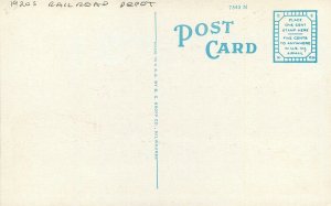 Postcard Mississippi Natchez Y & M.V. Depot 1920s 23-6809