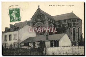 Old Postcard The Church Blain
