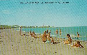 Canada Rimouski Ste Luce-Sur-Mer Beach Scene