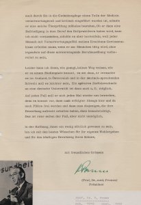 Erich Seligmann Fromm German Jew Socialist Medical Hand Signed Letter