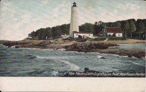 New Haven CT Lighthouse Point Light, Connecticut, pre 1907
