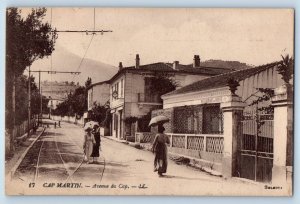 Alpes-Maritimes France Postcard Roquebrune-Cap-Martin Cap Avenue c1910