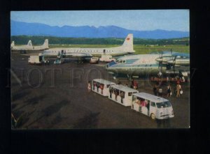 166172 USSR Russia SOCHI ADLER Airport Plane old postcard
