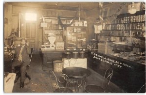 Minneapolis, MN RPPC O'Donnell Bros General Store Interior 1910s Photo Postcard