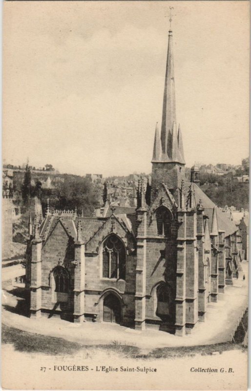 CPA Fougeres Eglise St Sulpice (1237441)