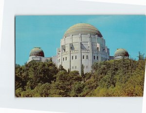 Postcard South View Of The Domes Griffith Observatory Los Angeles California USA