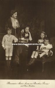 Princess Maria Anna of Bourbon-Parma, Archduchess of Austria, with Children
