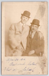 RPPC Top Hats JC Gordon, Mr Huffman Share a Chair, Laugh & Inside Joke~Week Late