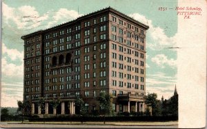 Vtg Pittsburgh Pennsylvania PA Hotel Schenley 1909 Old View Postcard 