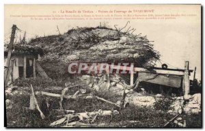Old Postcard Army Battle of Verdun Ruins Thiaumont