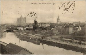 CPA AMIENS vue prise de l'Usine a gaz (18417)