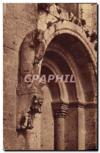 Old Postcard Cathedral of Chartres The Statue of Ane that