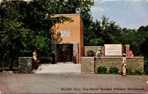 Kentucky Franfort World's Only One-Barrel Bonded Whiskey Warehouse 1957