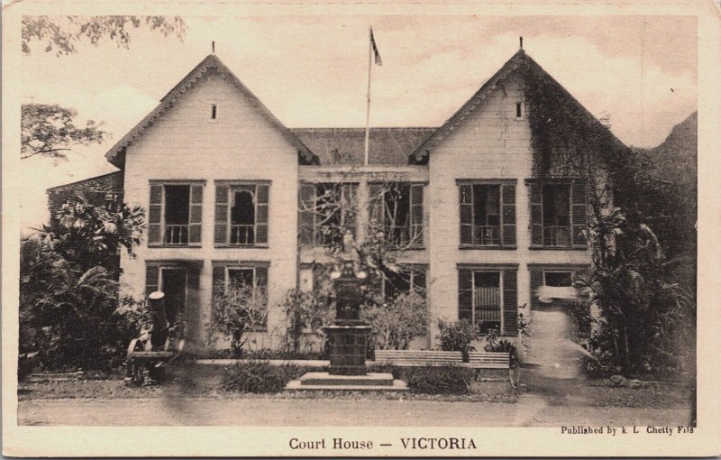 Australia Court House Victoria Vintage Postcard C104