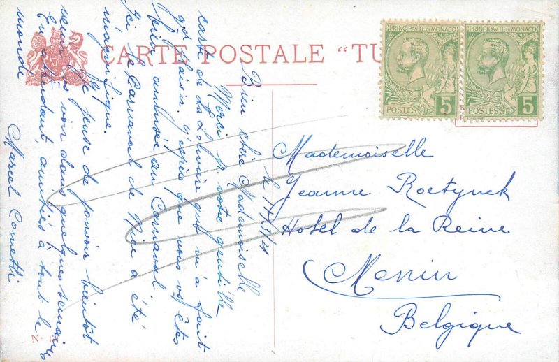 B505 France Laghet monastery artist postcard 1921