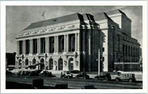 War Memorial Opera House San Francisco JC Bardell Vintage Cars Postcard