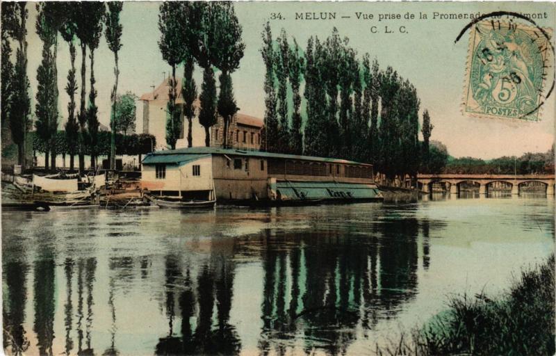 CPA MELUN - Vue prise de la Promenade de l'Almont (436319)