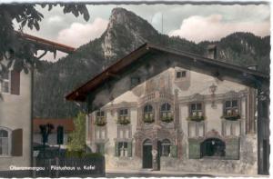 GERMANY   OBERAMMERGAU    COLOR RPPC postcard