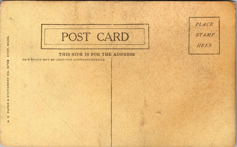 Vtg 1910s Ten Broeck Academy Franklinville New York NY Postcard
