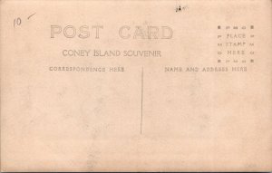 RPPC POSTCARD Men In Prop Car Steering Wheel c1910s JG1