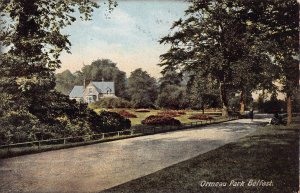 BELFAST NORTHERN IRELAND~ORMEAU PARK~1906 POSTCARD