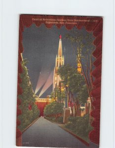 Postcard Court of Reflections, Golden Gate International Exposition, California