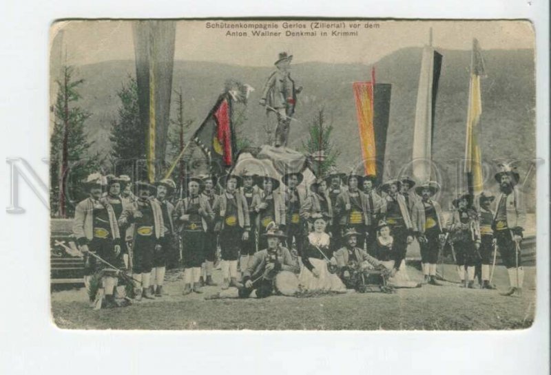 433780 AUSTRIA Krimml Anton Wallner monument Rifle company Gerlos Zillertal