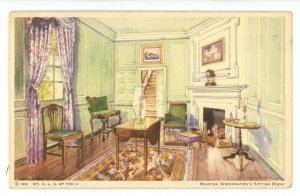 VA - Mount Vernon. Martha Washington's Sitting Room