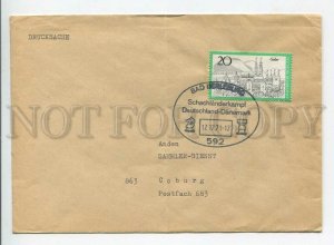 446137 GERMANY 1971 special cancellations chess championship germany denmark