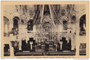 Interior, Church, Thetford Mines, Quebec, Canada,  00-10s