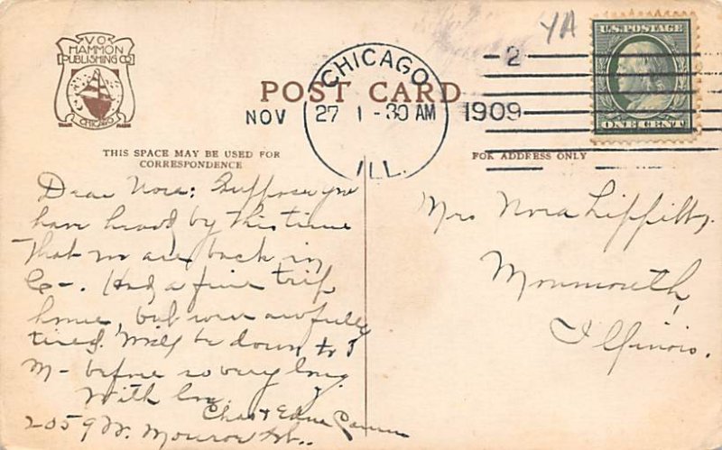 Public Library Chicago IL USA Postcard