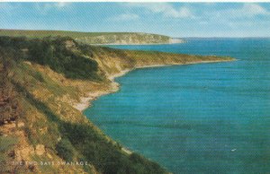Dorset Postcard - The Two Bays - Swanage - Ref TZ9068 