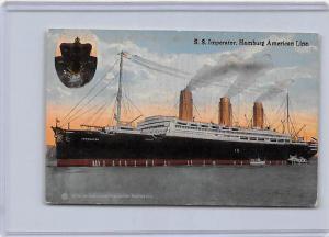 S.S. Imperator Passenger Ship  Hamburg American Line