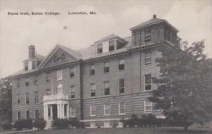 Maine Lewiston Rand Hall Bates College Albertype